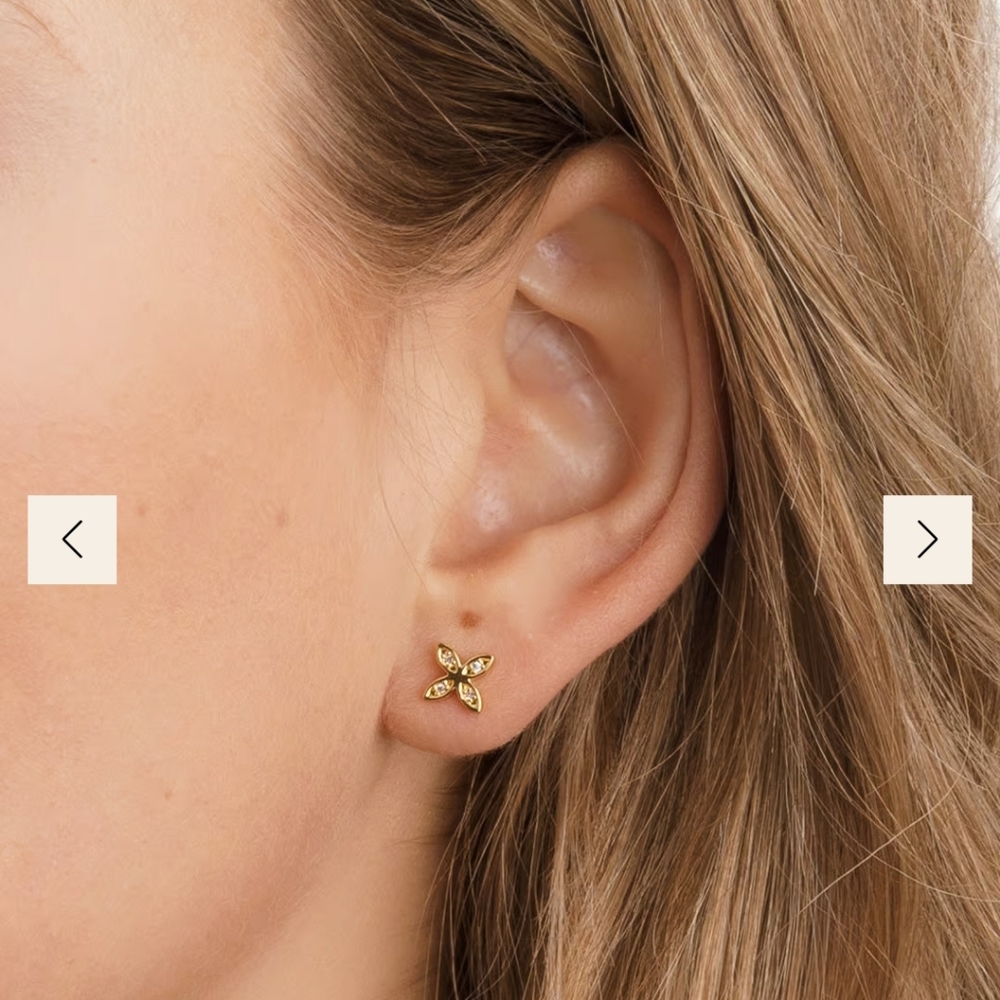 Gorjana Flower Stud Earring
